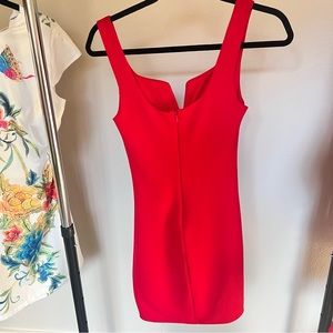 Tiger Mist Red Body con dress
